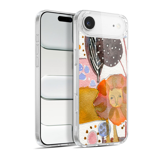 Wyanne Animals Watercolour Lion Soft Gel Case for Apple iPhone 17 Air