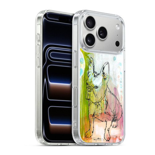 Wyanne Animals French Bulldog Sketch Soft Gel Case for Apple iPhone 17 Pro