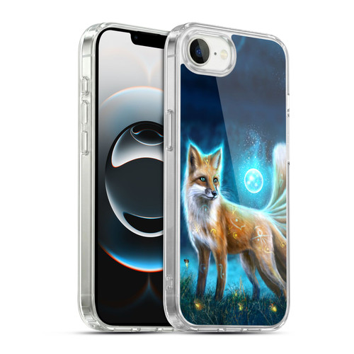 Anthony Christou Fantasy Art Magic Fox In Moonlight Soft Gel Case for Apple iPhone 16e / Apple iPhone 17e & MagSafe