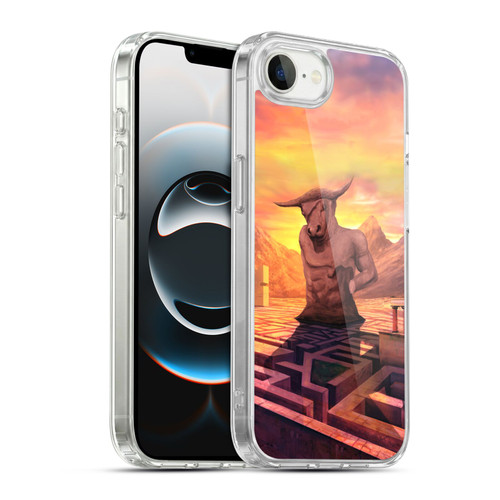 Anthony Christou Fantasy Art Minotaur In Labyrinth Soft Gel Case for Apple iPhone 16e / Apple iPhone 17e & MagSafe