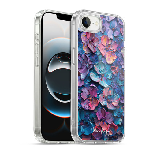 Nature Magick Paint Blobs Blue Soft Gel Case for Apple iPhone 16e / Apple iPhone 17e & MagSafe