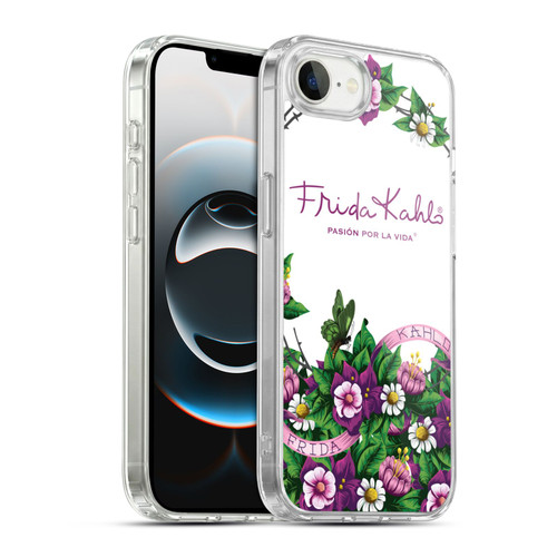Frida Kahlo Purple Florals Bunch Soft Gel Case for Apple iPhone 16e / Apple iPhone 17e & MagSafe