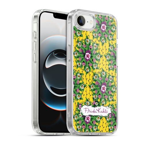 Frida Kahlo Purple Florals Mandala Soft Gel Case for Apple iPhone 16e / Apple iPhone 17e & MagSafe