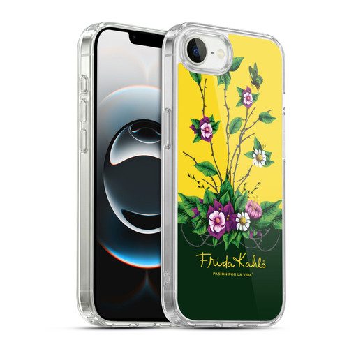 Frida Kahlo Purple Florals Shrub Soft Gel Case for Apple iPhone 16e / Apple iPhone 17e & MagSafe