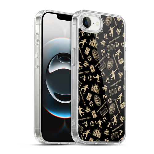 AC Milan Children Pattern Soft Gel Case for Apple iPhone 16e / Apple iPhone 17e & MagSafe