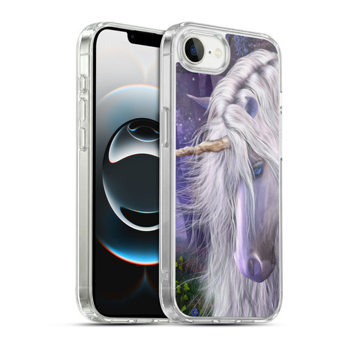 Laurie Prindle Fantasy Horse Moonlight Serenade Unicorn Soft Gel Case for Apple iPhone 16e / Apple iPhone 17e & MagSafe