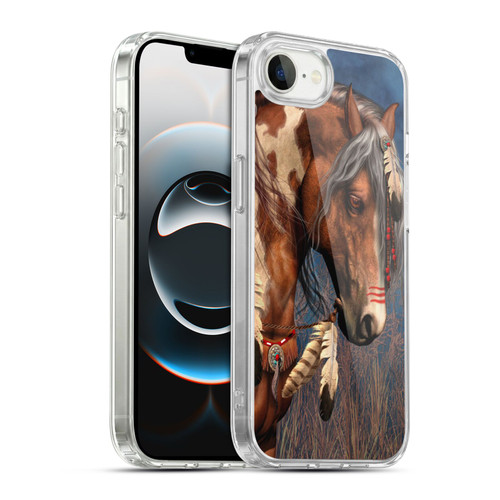 Laurie Prindle Fantasy Horse Native American War Pony Soft Gel Case for Apple iPhone 16e / Apple iPhone 17e & MagSafe