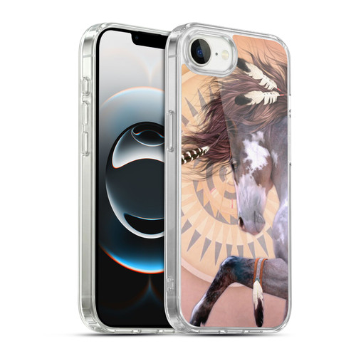 Laurie Prindle Fantasy Horse Native Spirit Soft Gel Case for Apple iPhone 16e / Apple iPhone 17e & MagSafe