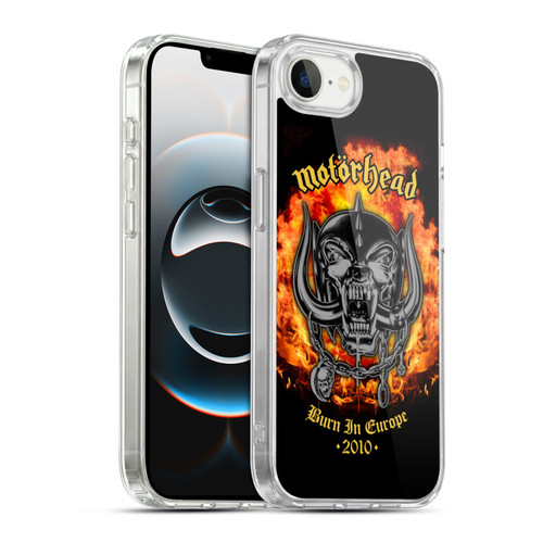 Motorhead Tours Burn In Europe Soft Gel Case for Apple iPhone 16e / Apple iPhone 17e & MagSafe
