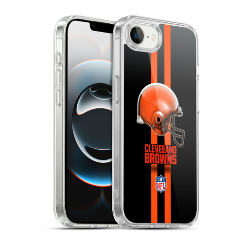 NFL Cleveland Browns Logo Helmet Soft Gel Case for Apple iPhone 16e / Apple iPhone 17e & MagSafe