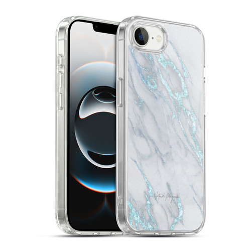 Nature Magick Marble Metallics Blue Soft Gel Case for Apple iPhone 16e / Apple iPhone 17e & MagSafe