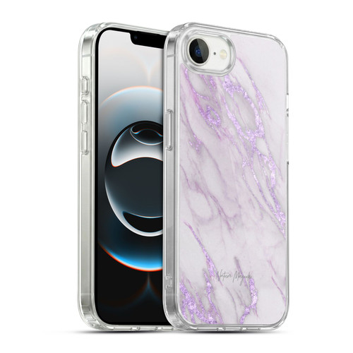 Nature Magick Marble Metallics Purple Soft Gel Case for Apple iPhone 16e / Apple iPhone 17e & MagSafe