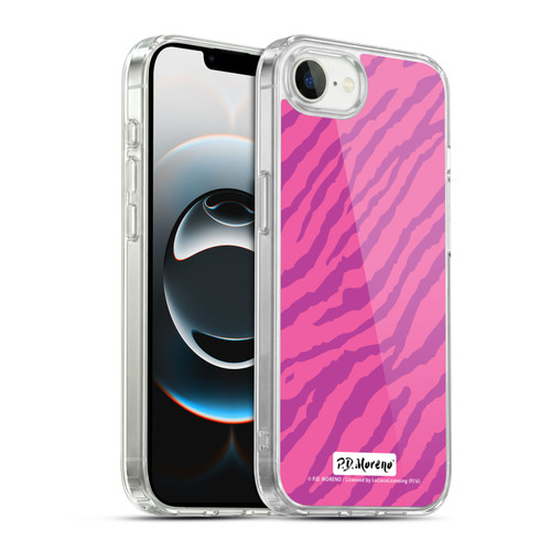 P.D. Moreno Patterns Pink Zebra Soft Gel Case for Apple iPhone 16e / Apple iPhone 17e & MagSafe