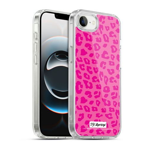 P.D. Moreno Patterns Pink Leopard Soft Gel Case for Apple iPhone 16e / Apple iPhone 17e & MagSafe