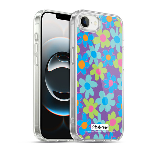 P.D. Moreno Patterns Purple Soft Gel Case for Apple iPhone 16e / Apple iPhone 17e & MagSafe