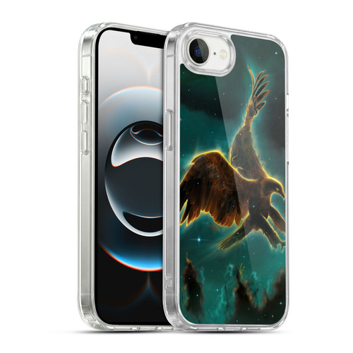 Vincent Hie Animals Eagle Galaxy Soft Gel Case for Apple iPhone 16e / Apple iPhone 17e & MagSafe