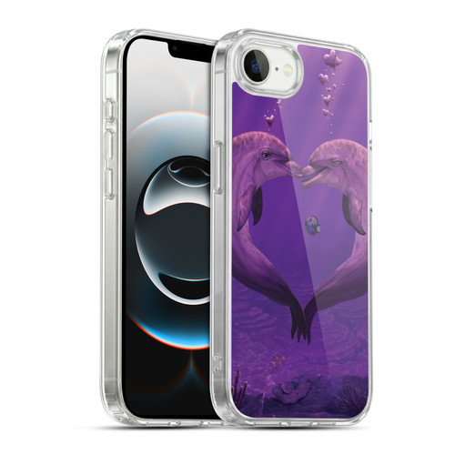 Vincent Hie Animals Sea Of Hearts Soft Gel Case for Apple iPhone 16e / Apple iPhone 17e & MagSafe