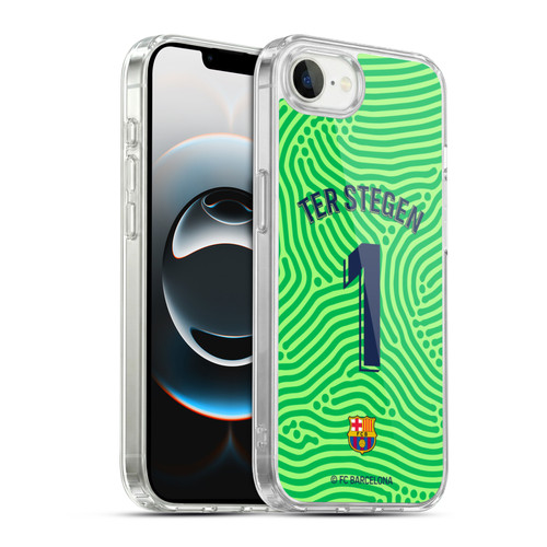 FC Barcelona 2020/21 Players Home Kit Group 1 Marc-André ter Stegen Soft Gel Case for Apple iPhone 16e / Apple iPhone 17e & MagSafe