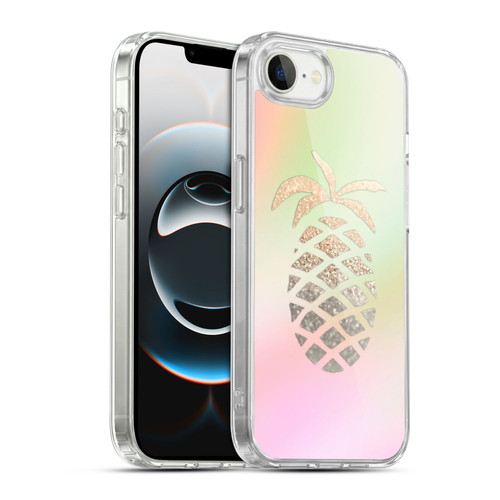Monika Strigel Dreamland Gold Pineapple Soft Gel Case for Apple iPhone 16e / Apple iPhone 17e & MagSafe