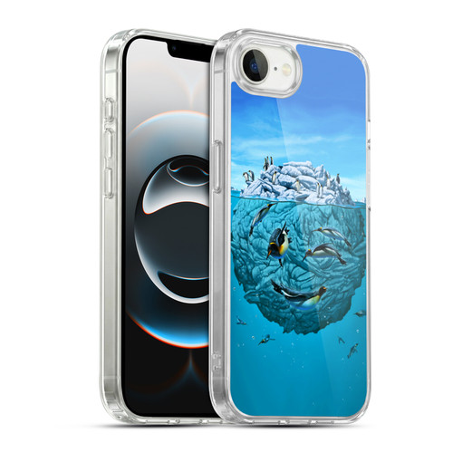 Vincent Hie Graphics Penguin Wink Soft Gel Case for Apple iPhone 16e / Apple iPhone 17e & MagSafe