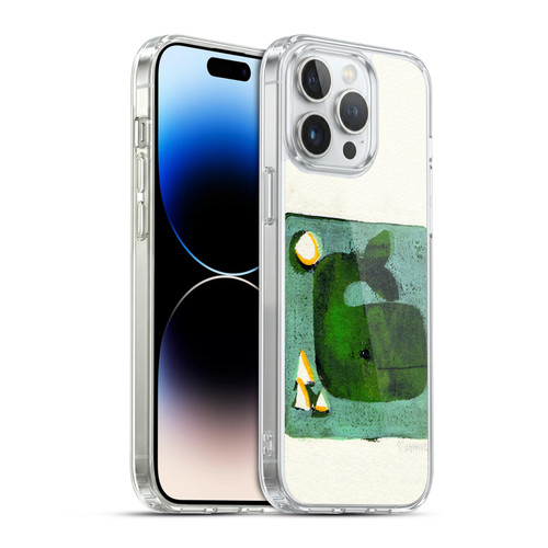 Wyanne Animals 2 Green Whale Monoprint Soft Gel Case for Apple iPhone 14 Pro Max & MagSafe