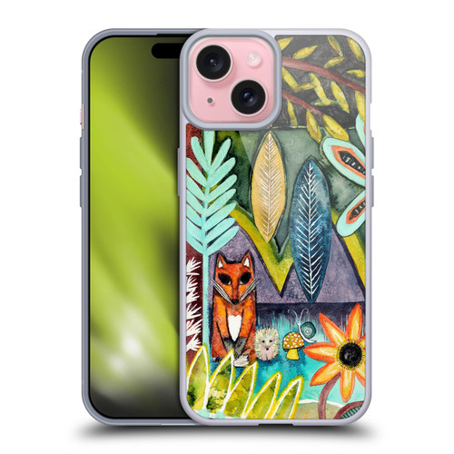 Wyanne Animals 2 Fox Soft Gel Case for Apple iPhone 15 & MagSafe