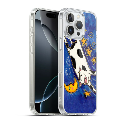 Wyanne Animals 2 Moon and Cow Soft Gel Case for Apple iPhone 16 Pro Max & MagSafe