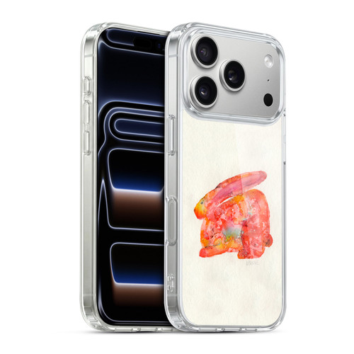 Wyanne Animals 2 Red Rabbit Soft Gel Case for Apple iPhone 17 Pro