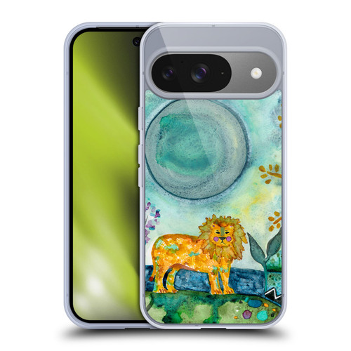 Wyanne Animals 2 Painted Lion Soft Gel Case for Google Pixel 9 / Pixel 9 Pro