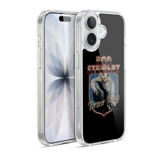 Rod Stewart Art Forever Young Soft Gel Case for Apple iPhone 17