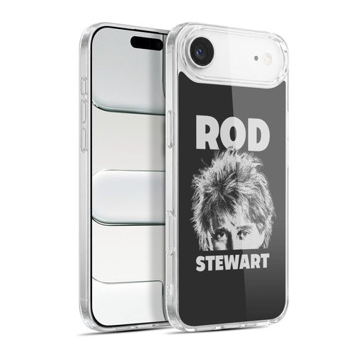 Rod Stewart Art Black And White Soft Gel Case for Apple iPhone 17 Air