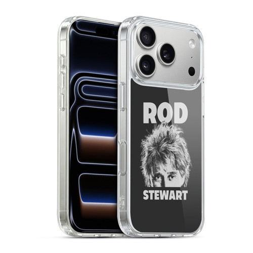 Rod Stewart Art Black And White Soft Gel Case for Apple iPhone 17 Pro
