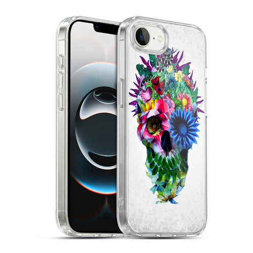 Riza Peker Skulls 5 Floral Soft Gel Case for Apple iPhone 16e / Apple iPhone 17e & MagSafe