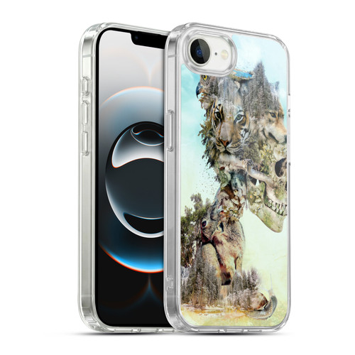Riza Peker Skulls 5 Nature 2 Soft Gel Case for Apple iPhone 16e / Apple iPhone 17e & MagSafe