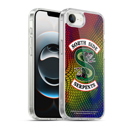 Riverdale South Side Serpents Snake Skin Print Logo Soft Gel Case for Apple iPhone 16e / Apple iPhone 17e & MagSafe