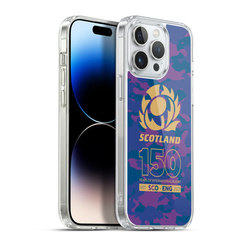 Scotland Rugby 150th Anniversary Camouflage Soft Gel Case for Apple iPhone 13 Pro Max & MagSafe