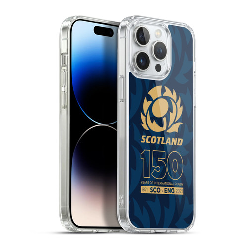 Scotland Rugby 150th Anniversary Thistle Soft Gel Case for Apple iPhone 13 Pro Max & MagSafe