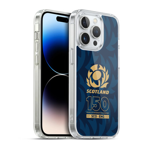 Scotland Rugby 150th Anniversary Thistle Soft Gel Case for Apple iPhone 13 Pro & MagSafe