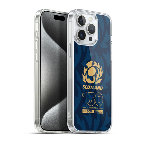 Scotland Rugby 150th Anniversary Thistle Soft Gel Case for Apple iPhone 15 Pro Max & MagSafe