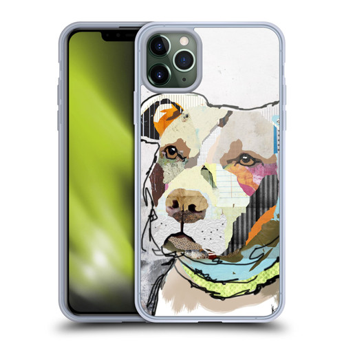 Michel Keck Dogs 3 Pit Bull Soft Gel Case for Apple iPhone 11 Pro Max