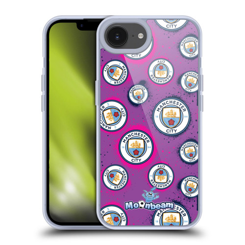 Manchester City Man City FC Moonchester & Moonbeam Logo 2 Soft Gel Case for Apple iPhone 16e / Apple iPhone 17e & MagSafe