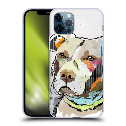 Michel Keck Dogs 3 Pit Bull Soft Gel Case for Apple iPhone 12 / iPhone 12 Pro