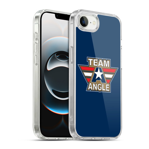 WWE Kurt Angle Logotype Soft Gel Case for Apple iPhone 16e / Apple iPhone 17e & MagSafe