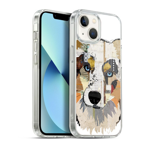Michel Keck Dogs 3 Australian Shepherd Soft Gel Case for Apple iPhone 13