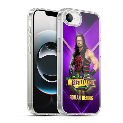 WWE Wrestlemania 34 Superstars Roman Reigns Soft Gel Case for Apple iPhone 16e / Apple iPhone 17e & MagSafe