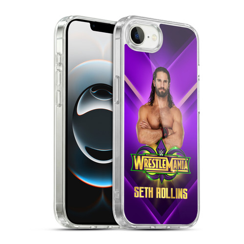 WWE Wrestlemania 34 Superstars Seth Rollins Soft Gel Case for Apple iPhone 16e / Apple iPhone 17e & MagSafe