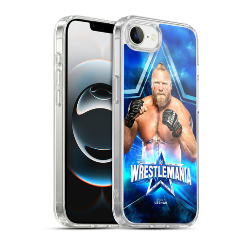 WWE Wrestlemania 38 Superstars Brock Lesnar Soft Gel Case for Apple iPhone 16e / Apple iPhone 17e & MagSafe