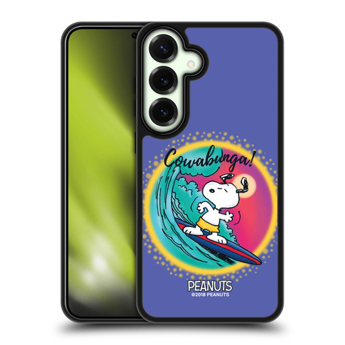 Peanuts Snoopy Boardwalk Airbrush Cowabunga Surf Gel Armour Case For Samsung Galaxy S25