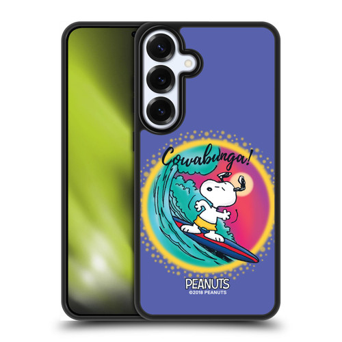 Peanuts Snoopy Boardwalk Airbrush Cowabunga Surf Gel Armour Case For Samsung Galaxy S25+