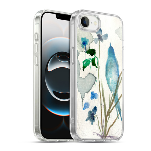Wyanne Birds Bluebird Raindrops Soft Gel Case for Apple iPhone 16e / Apple iPhone 17e & MagSafe